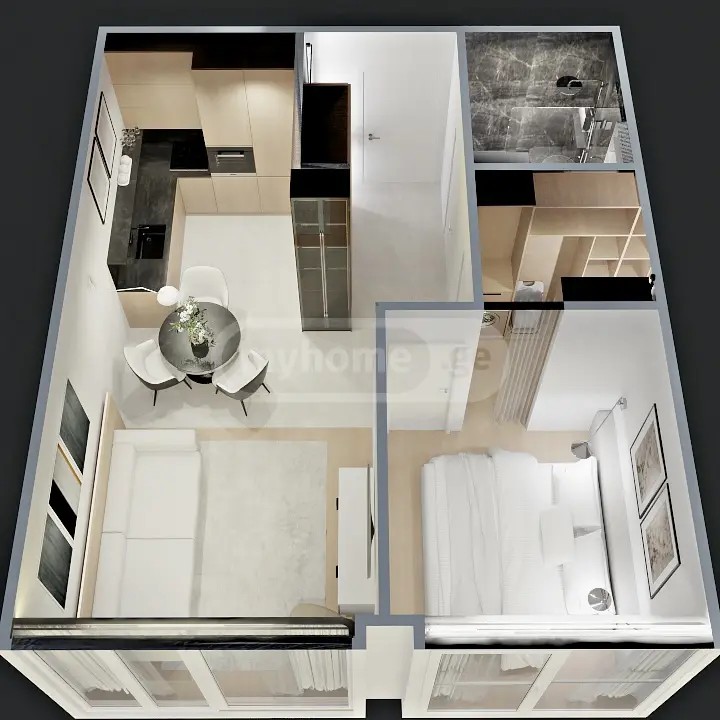 ლეხ და მარია კაჩინსკების ქუჩა  - 2 rooms