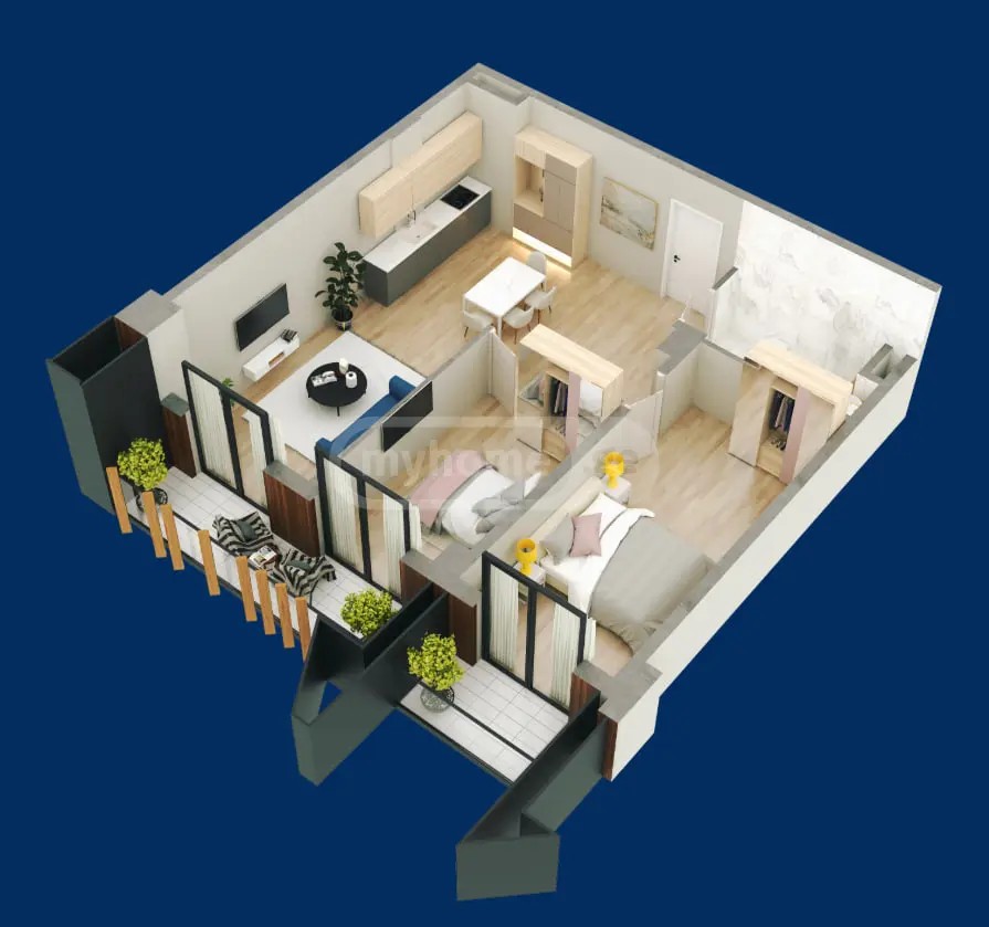 პ. დათუაშვილის ქ. 22 - 3 rooms