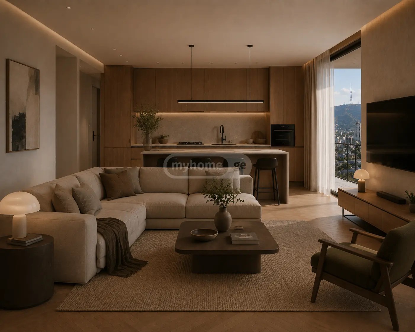 ჭავჭავაძე ი. გამზირი  - 3 rooms