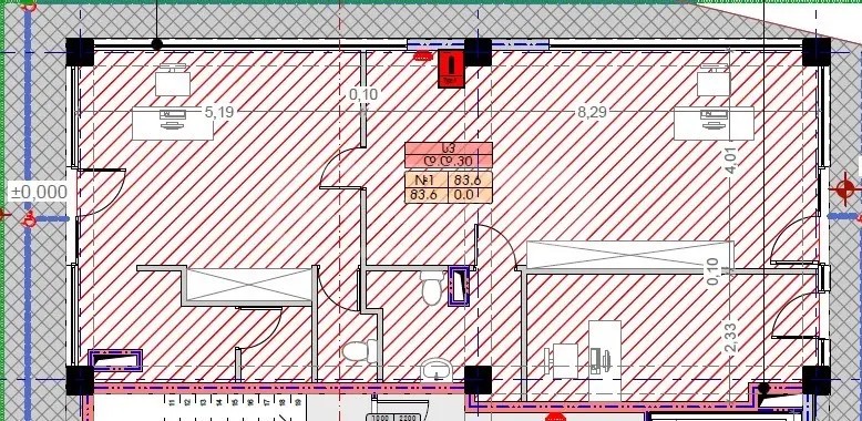გახოკიძის ქ.  50ა - 3 rooms