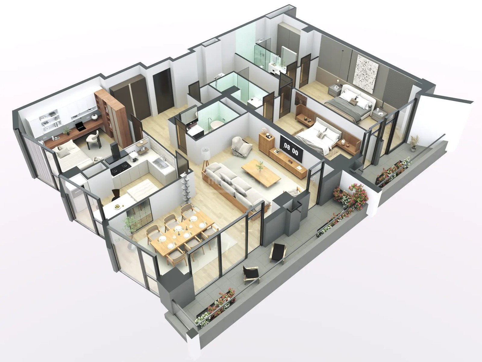 პოლიტკოვსკაია ა. ქ. (ჯიქია) 12 - 5 rooms