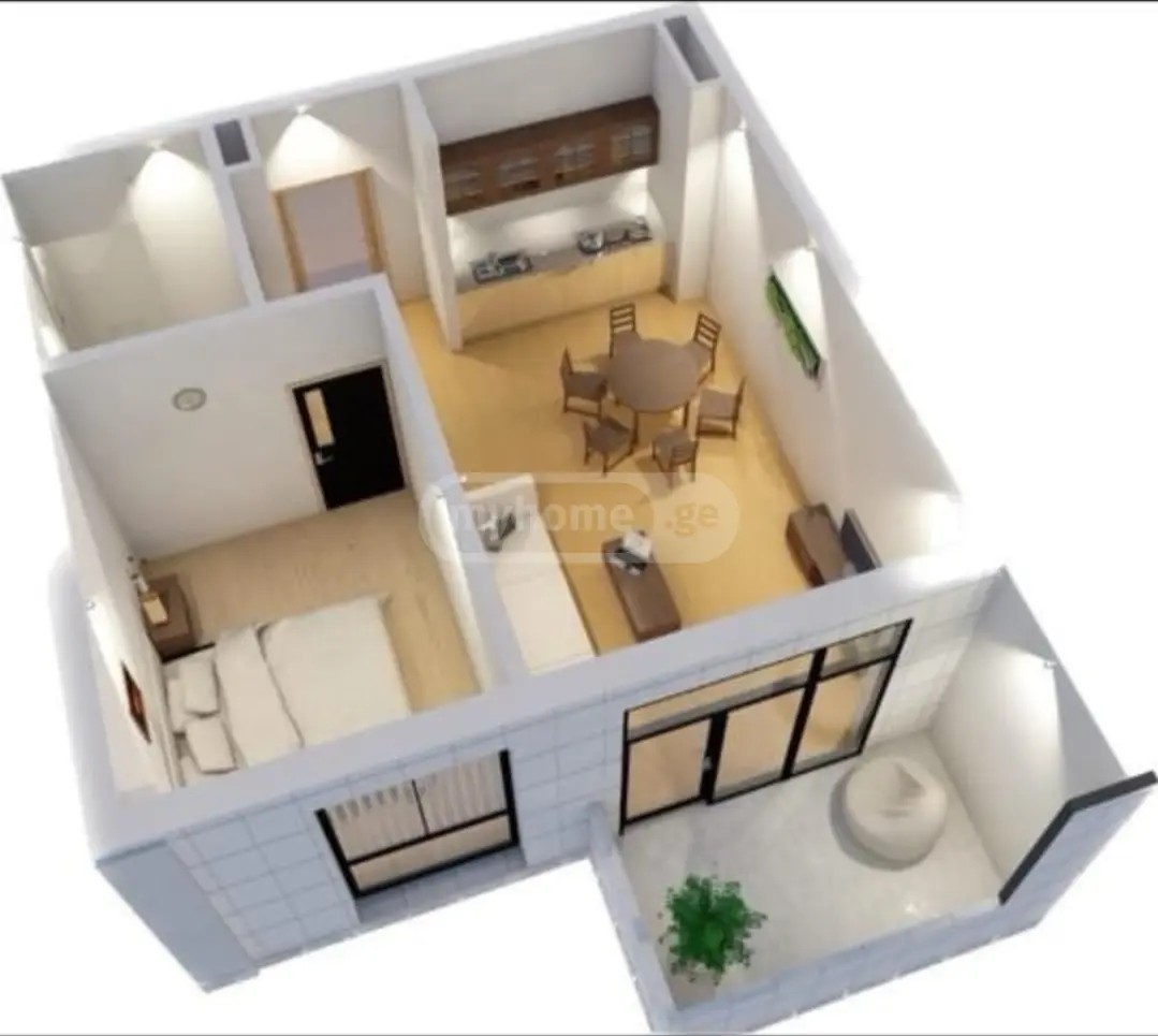 დემეტრე თავდადებულის ქუჩა 23 - 2 rooms
