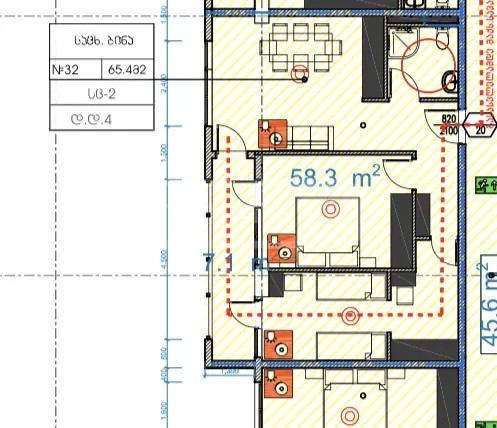 ვაზისუბნის დას. - III მ/რ  - 2 rooms