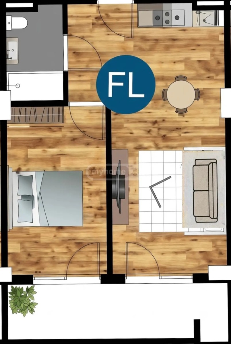წნორისწყალის ქ. 4 - 2 rooms