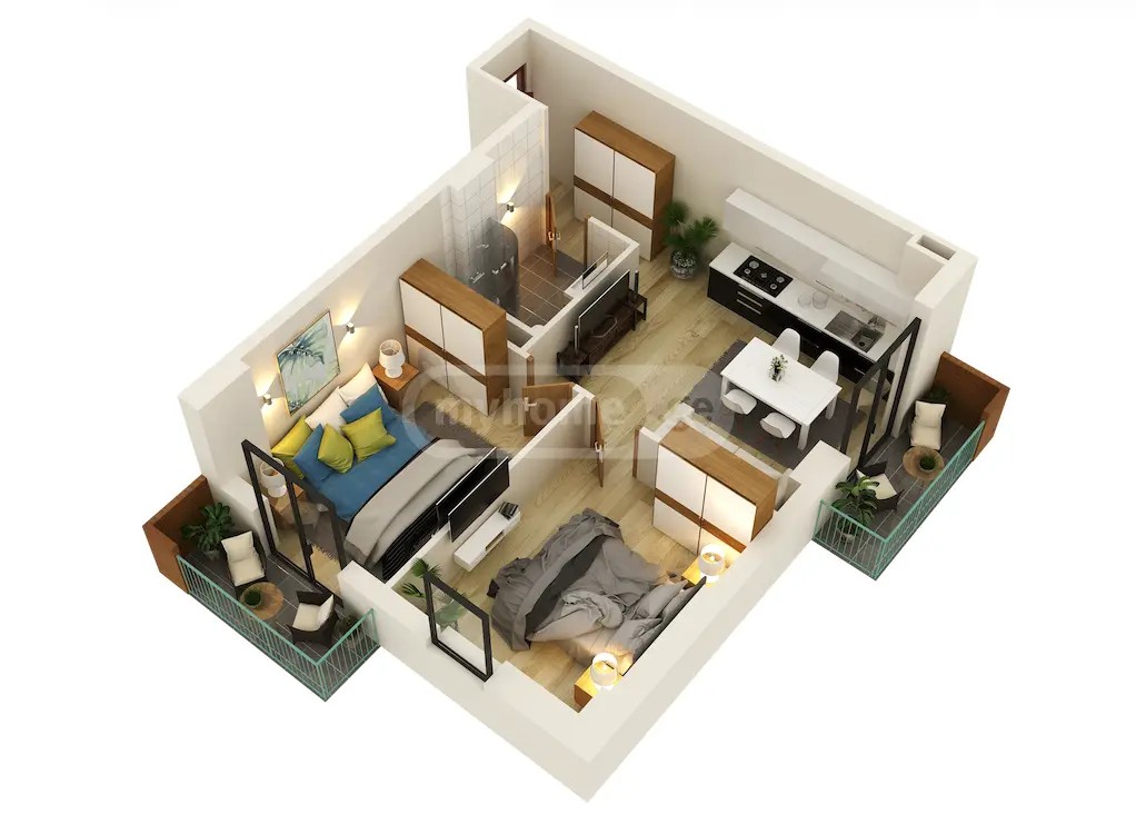 ქერჩის ქ. 28 - 3 rooms