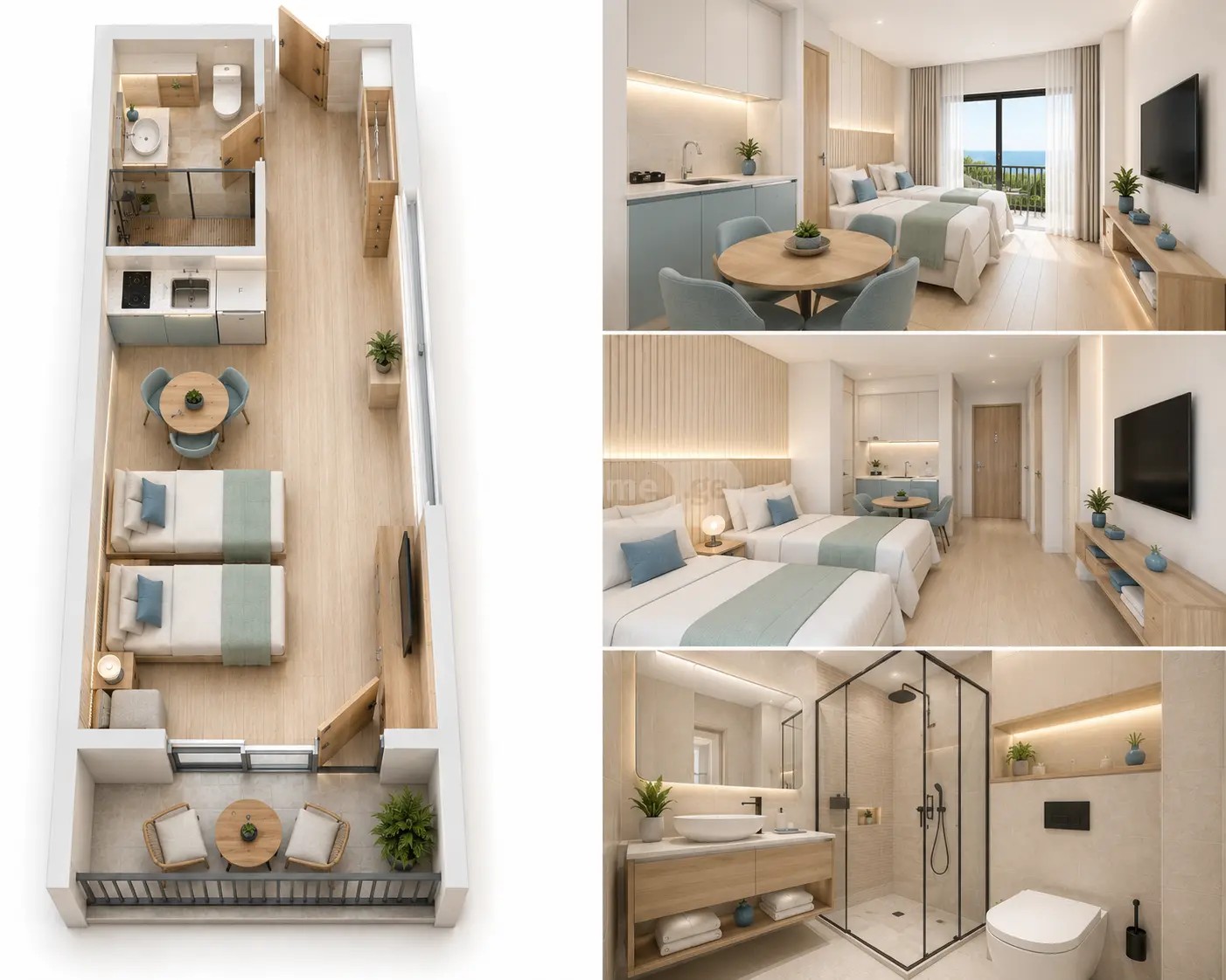 ანგისის ქ. 15 - 1 rooms