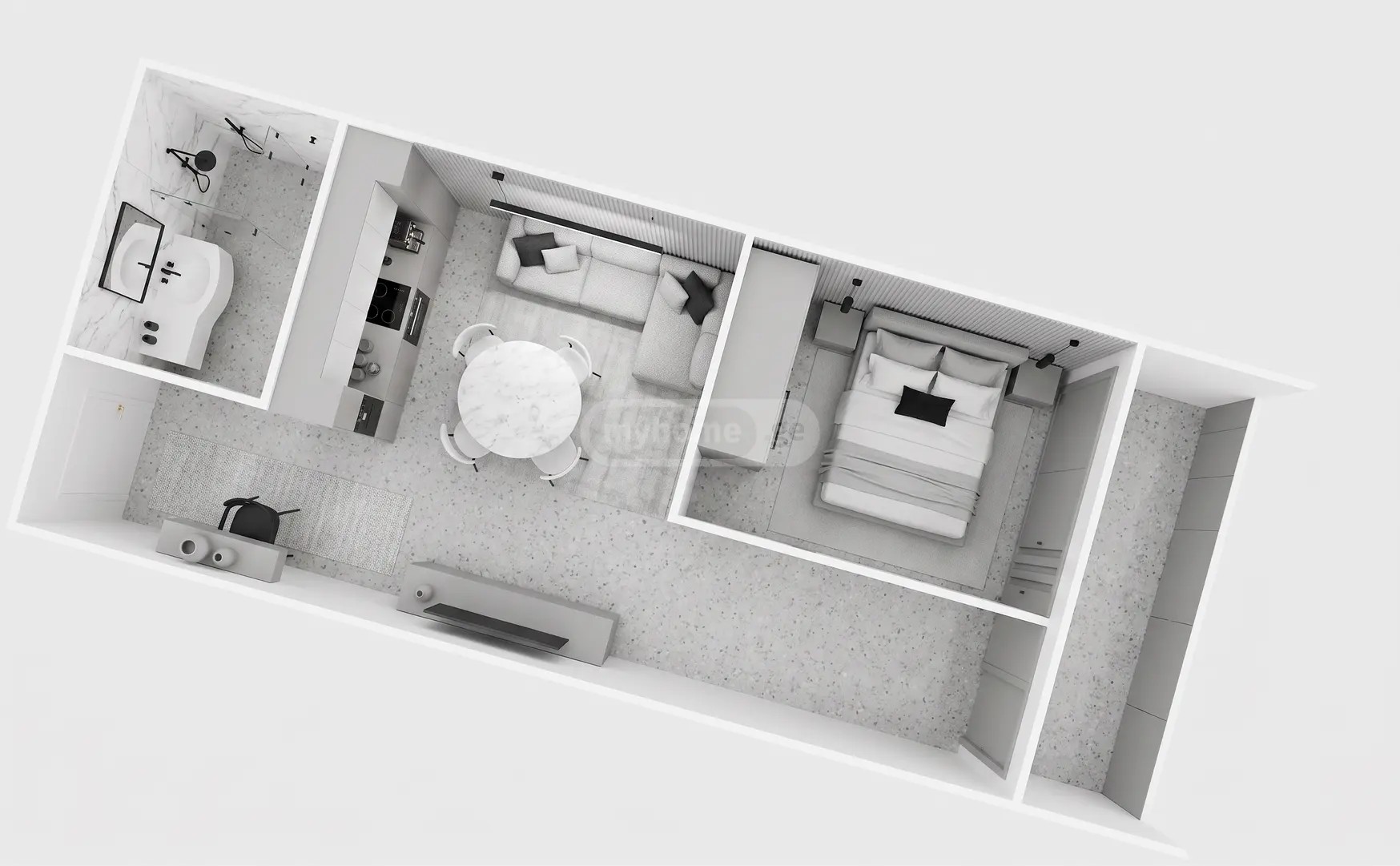გორგილაძე ზ. ქუჩა 101 - 2 rooms