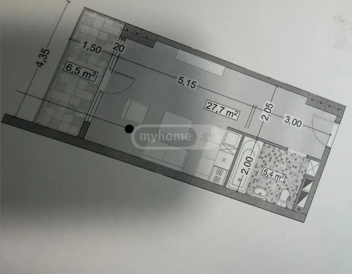 გორგილაძე ზ. ქუჩა 8 - 2 rooms