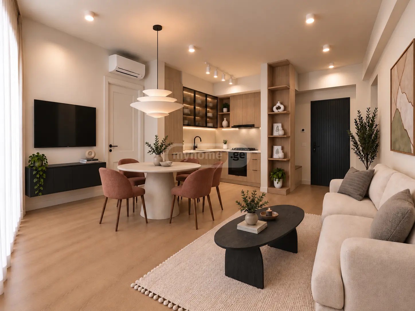 უნივერსიტეტის ქ.  - 3 rooms