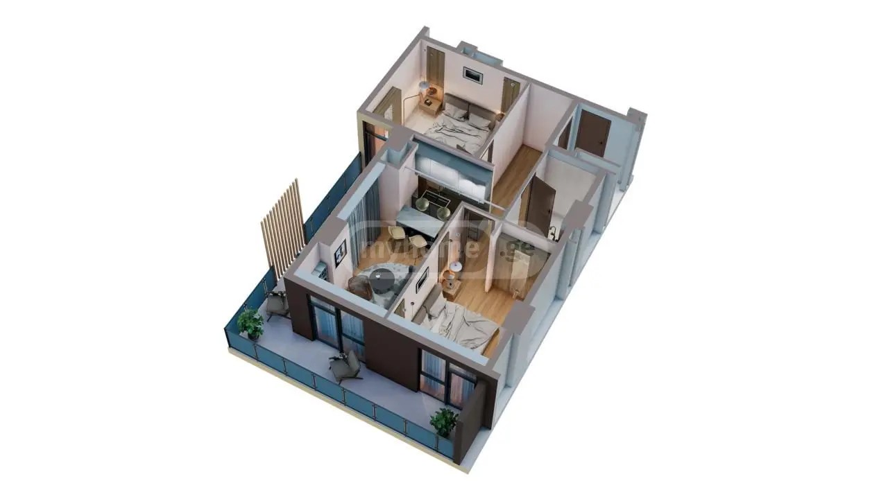 მოსკოვის გამზირი 92 - 3 rooms