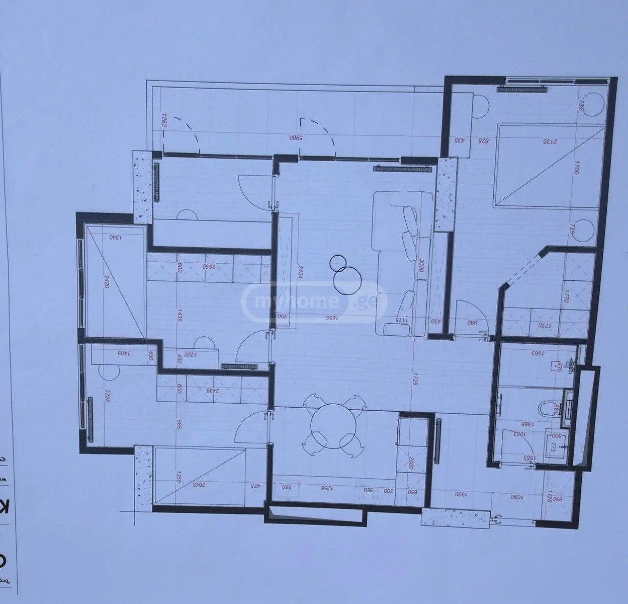 ბაგრატიონი პ. შეს. 169 - 4 rooms