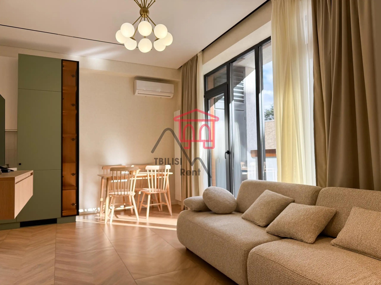 106 Mikhail Burdzel Street, Saburtalo - 2 rooms
