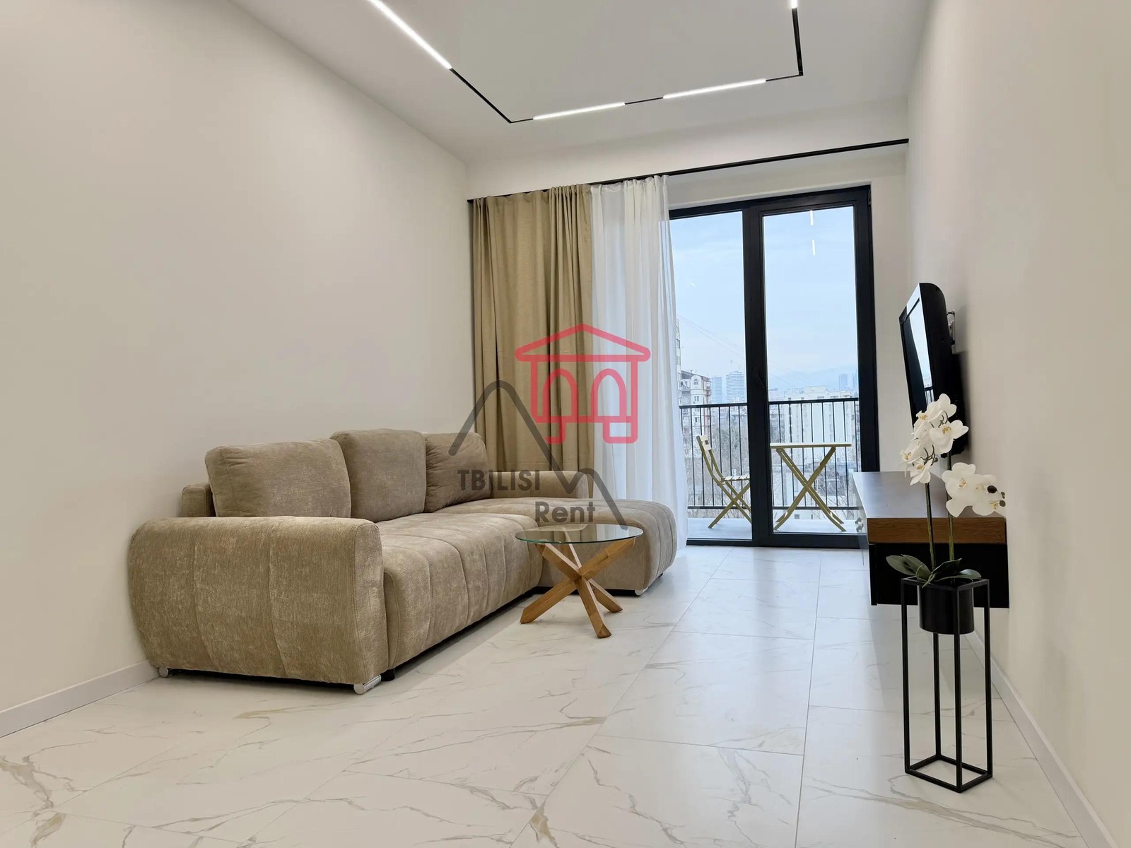 Zhiuli Shartava str., 43, Saburtalo, Tbilisi - 2 rooms