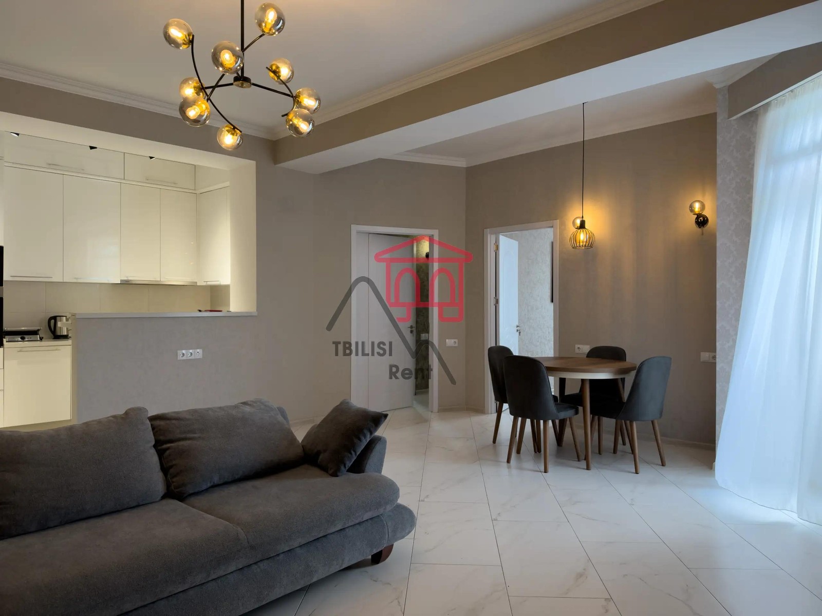 Nino Zhvania 2, Vake - 4 rooms