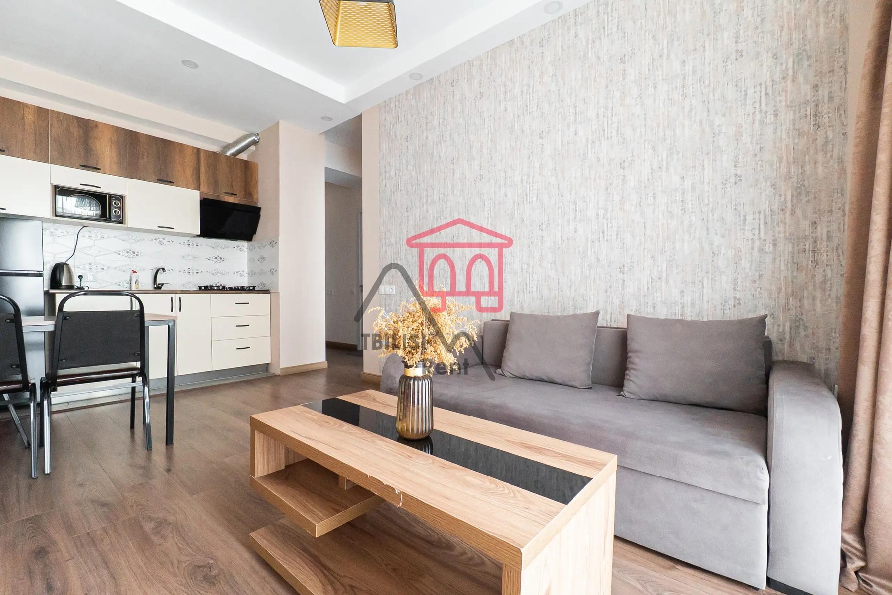 Zourab and Teymouraz Zaldastanishvili Street, Saburtalo - 2 rooms