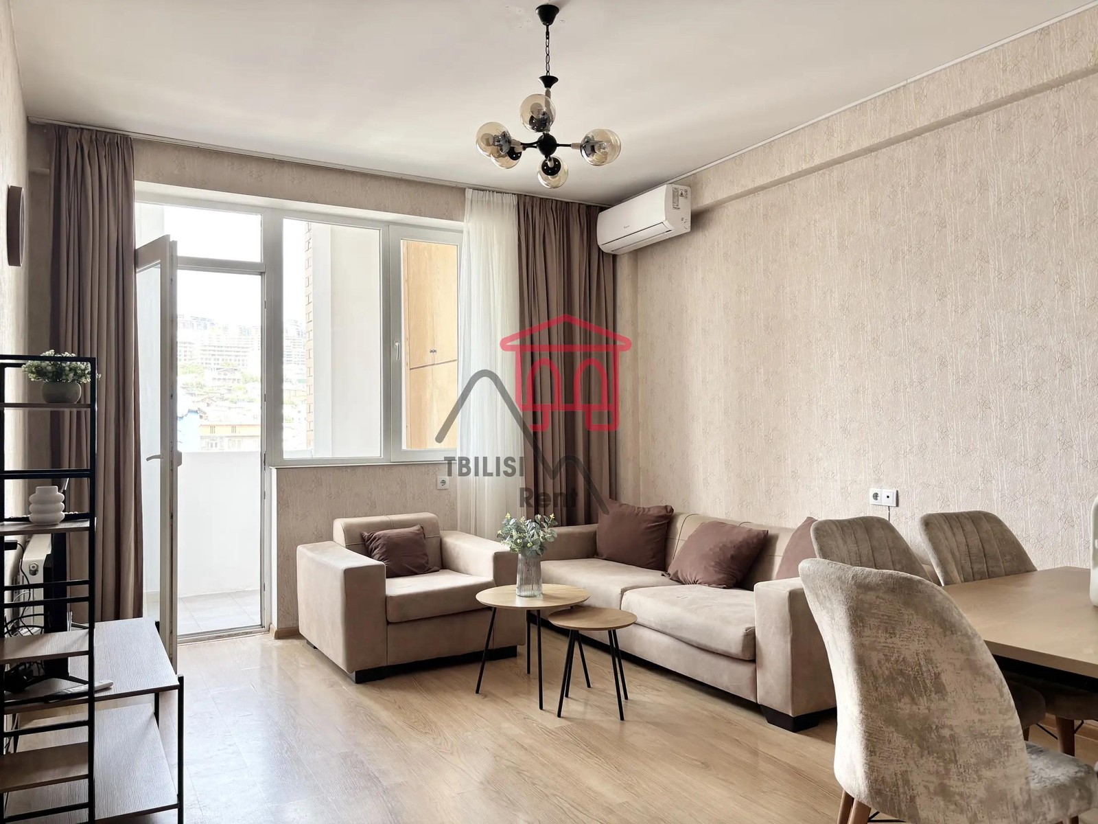 Zurab and Teimuraz Zaldashtanishvili Street, Saburtalo - 2 rooms