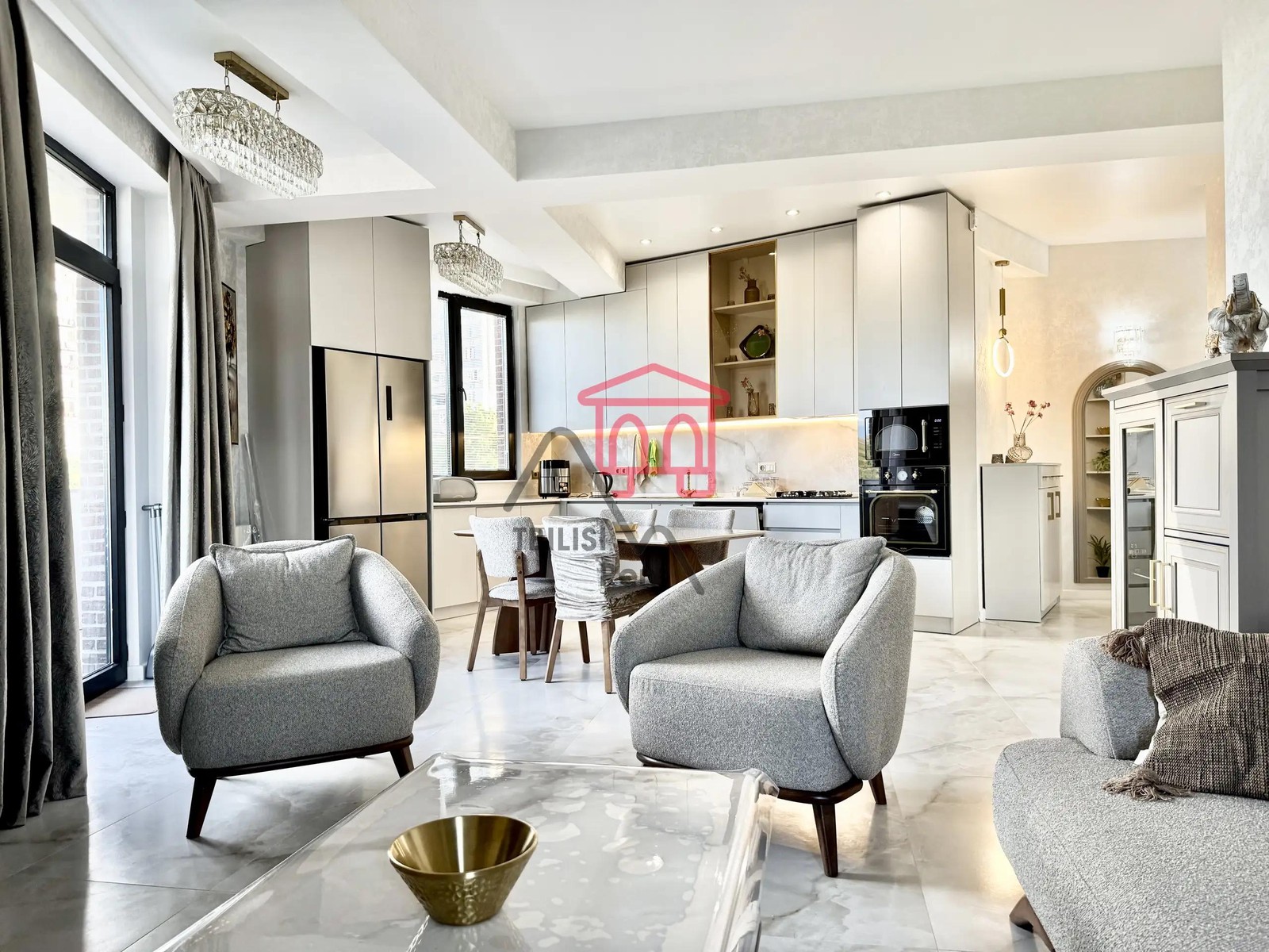 Amberki Tabidze Street 43, Nutsubidze Plateau - 4 rooms
